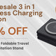 Wholesale 3-in-1 Magnetic Foldable Wireless Charging Station | Buy By America