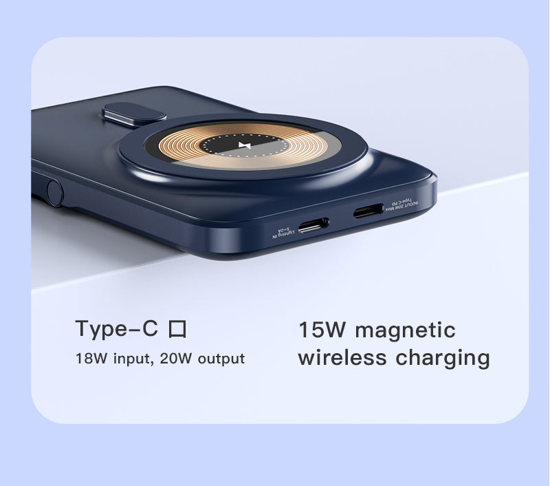 Wholesale Magnetic Wireless Power Bank - 10000mAh Mag-Safe Portable Charger