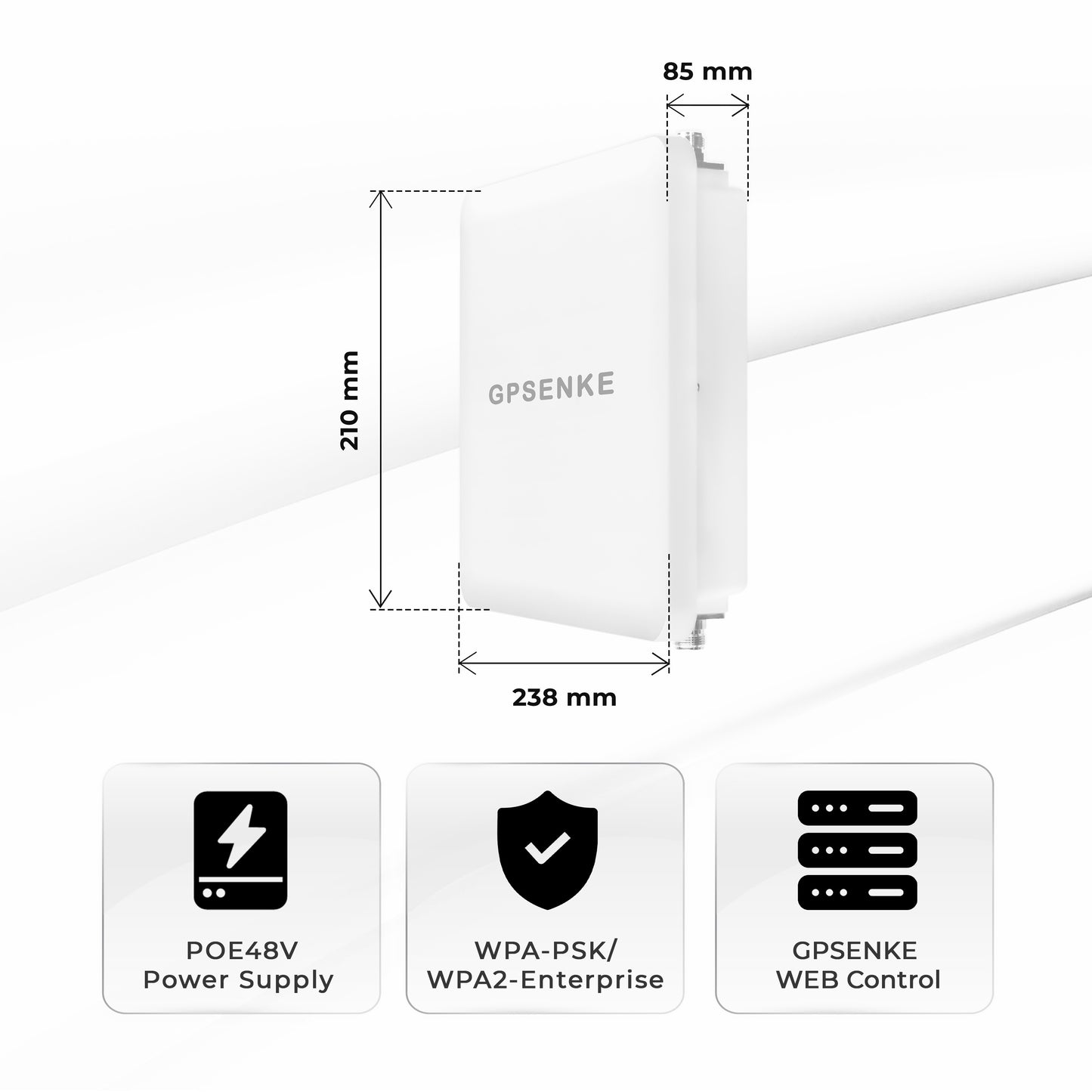 Wholesale WiFi6 Wireless Tri-Band Industrial Outdoor Access Point GP-AP5400-AX-FS with the Qualcomm chipset