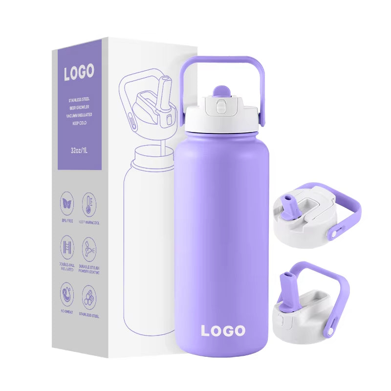 Wholesale Lock Lid Double Wall Stainless Steel & Vacuum Insulation Water Bottle