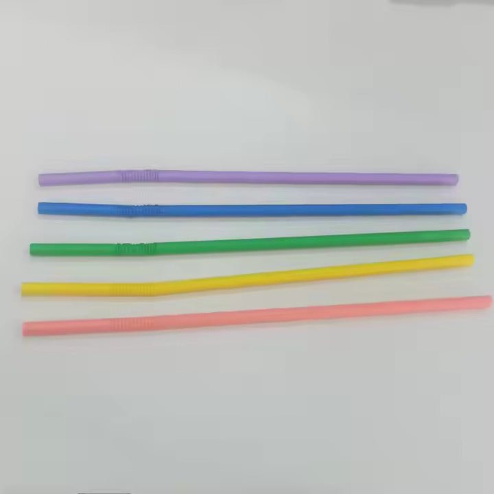 5 Colors Flexible Paper Straws