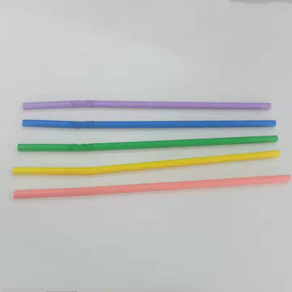 5 Colors Flexible Paper Straws