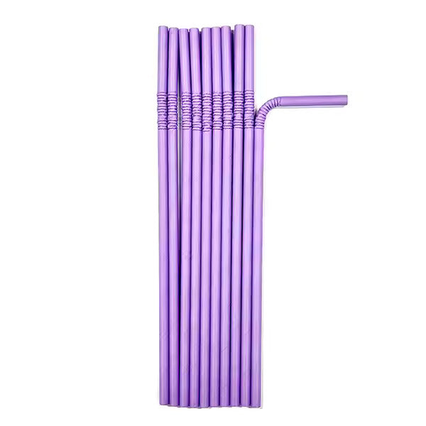 5 Colors Flexible Paper Straws