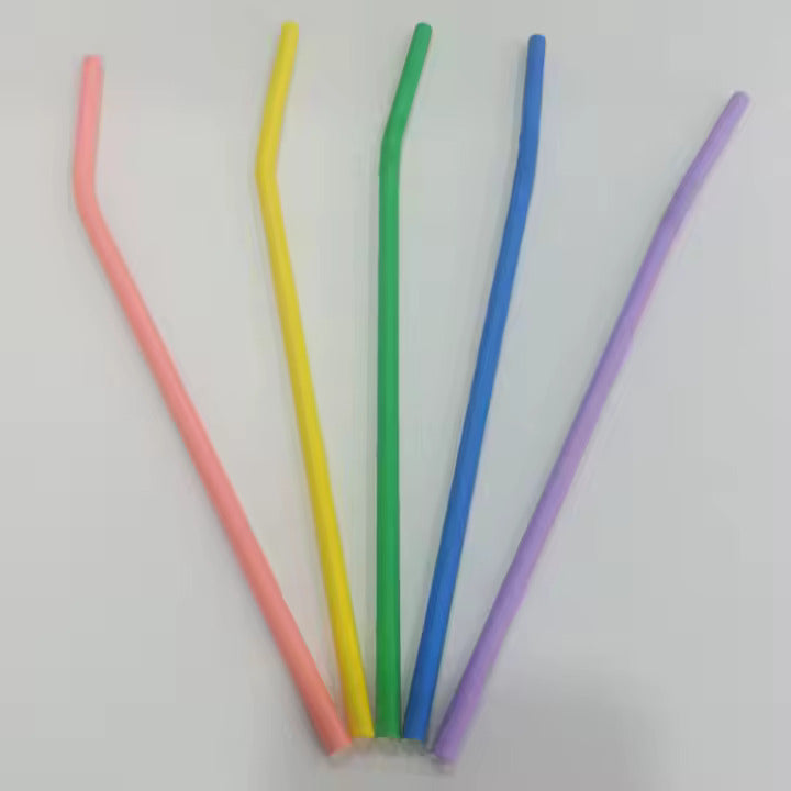 5 Colors Flexible Paper Straws