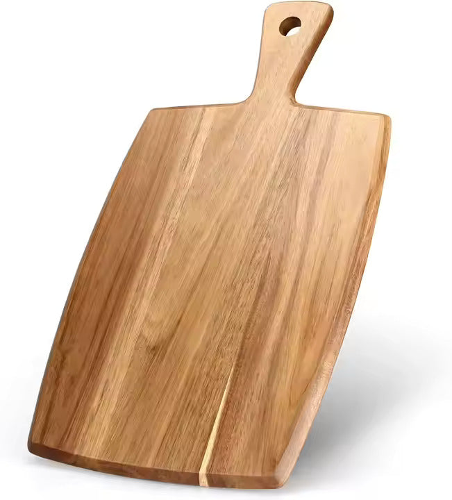 Acacia Wooden Cutting Board with Serving Tray