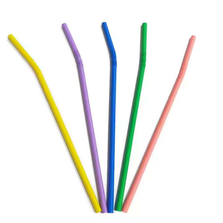 5 Colors Flexible Paper Straws