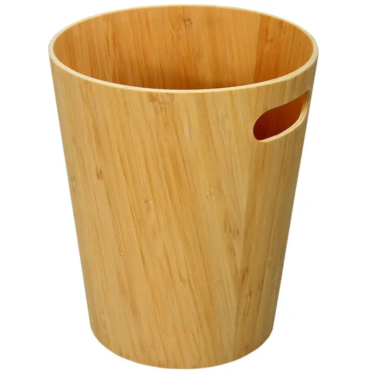 Bamboo Wood Trash Can