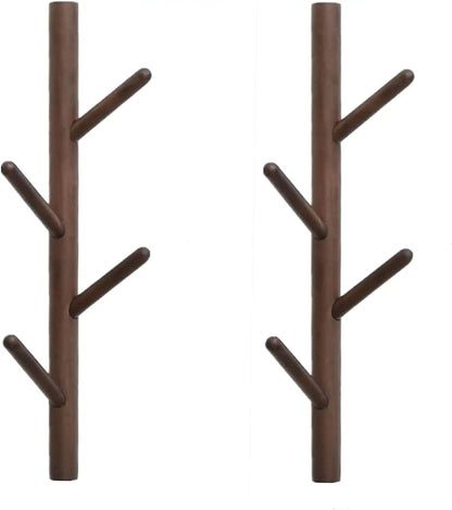 Wall Mounted Sturdy Wooden Hooks