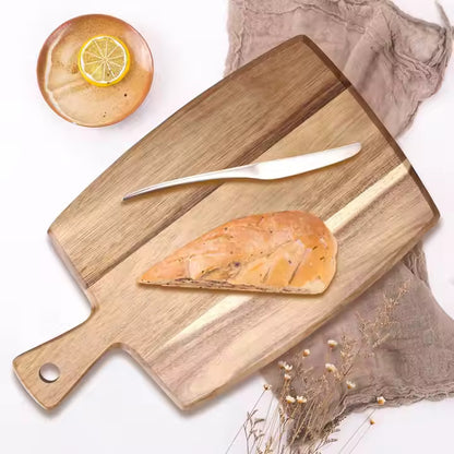 Acacia Wooden Cutting Board with Serving Tray