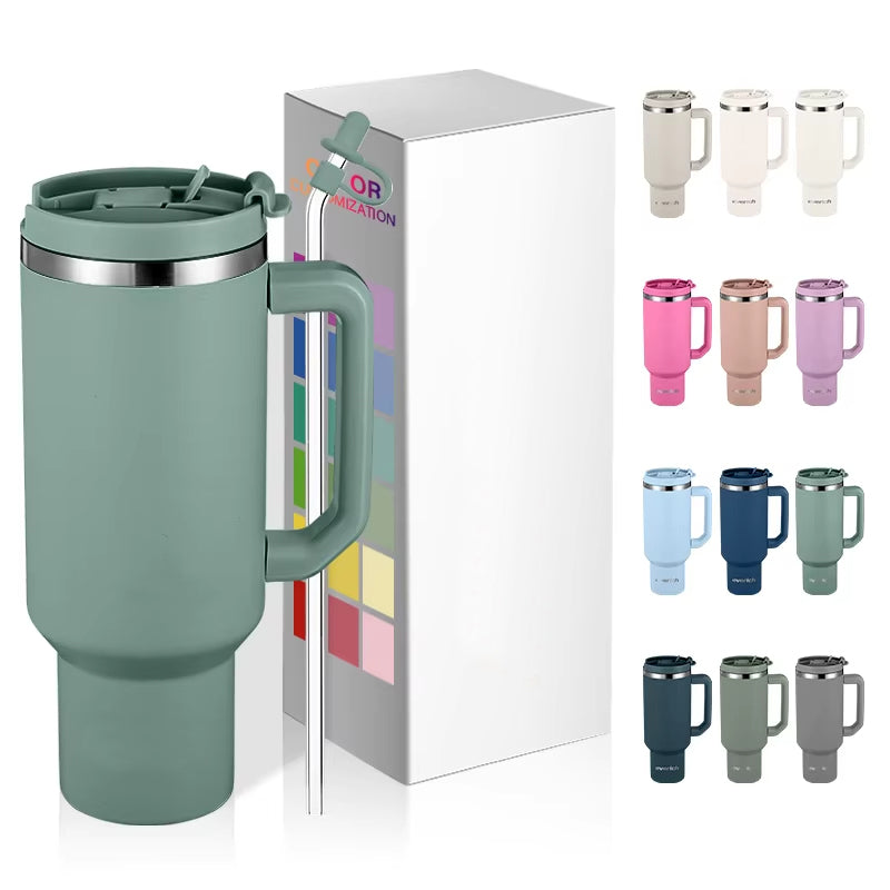 Wholesale 40oz Stainless Steel Vacuum Insulated Tumbler Set