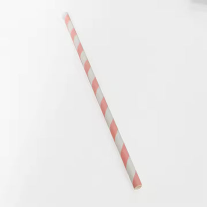 Biodegradable decorative disposable straw