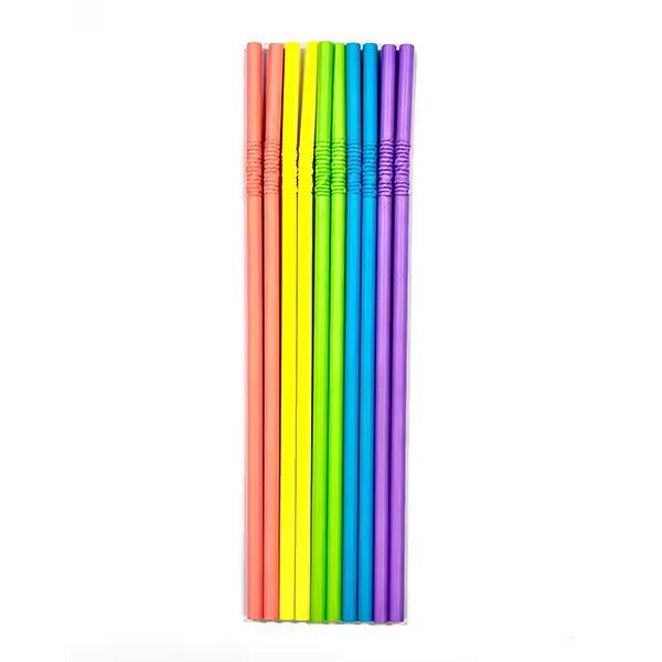 5 Colors Flexible Paper Straws